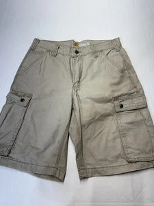 Carhartt Relaxed Fit Cargo Shorts Men’s 31x11 Tan Workwear Utility New With Tags - Picture 1 of 6
