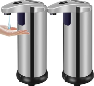 2er Pack Automatischer Flüssigseifenspender Touchless, 3 einstellbare Seifenmengen Hand - Bild 1 von 8