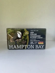 Hampton Bay Low Voltage LED Outdoor Black Landscape Flood Light 1003 453 345 - Picture 1 of 2