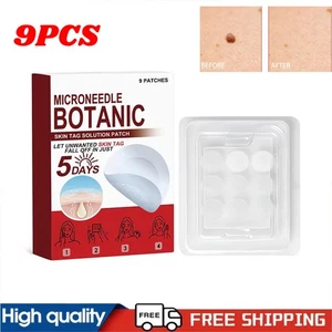 MICRONEEDLE BOTANIC Skin Tag & Acne Patch Skin Tag Remover Patches 9Pcs H OT - Picture 1 of 19