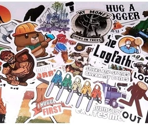 50 Holzfäller Aufkleber Lumbersexual Handwerker Geschenk Sticker DIY Deko Z6 - Bild 1 von 5