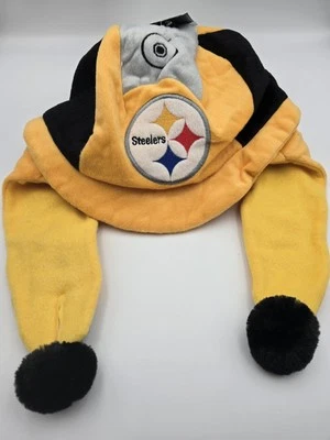 Sombrero de los Pittsburgh Steelers NFL Peluche Aleta Cuelga Forever Coleccionables *Leer Foto 1 de 4