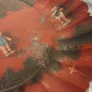 Lotto 2 piatti natalizi in carta pressata germania - Foto 1 di 4