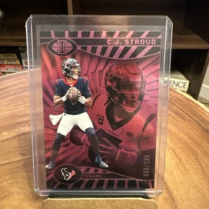 2024 Panini Illusions - C.J. Stroud #32 Trophy Collection Pink 50/299 - Picture 1 of 3