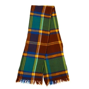 R by 45rpm Colorful Checker Fringe Scarf(K-156420) - Picture 1 of 7