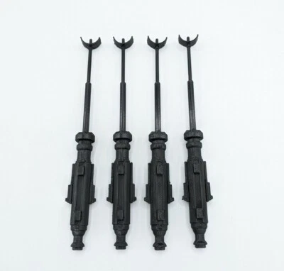 X4 Star Wars X-Wing Fighter Gun Cannon Fits Kenner Palitoy Xwing