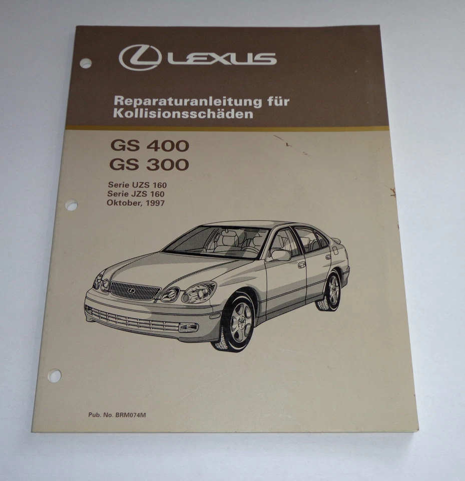 Manuale Officina Lexus GS 400/300 Corpo Danneggiato Collisione St.10 / 1997 - Immagine 1 di 1
