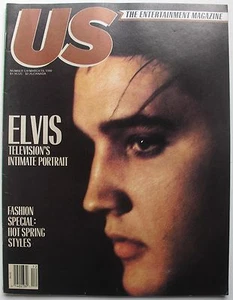 ELVIS PRESLEY / TELEVISION'S INTIMATE PORTRAIT March 19, 1990 US MAGAZINE - Picture 1 of 1