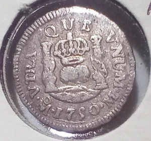 MEXICO 1/2 real 1750 Mo M Spanish colonial - Picture 1 of 3