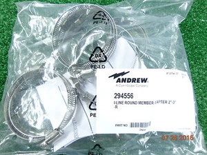 Andrew 294556 I-Line Round Member Adapters 2”-3” hose clamp fastener 10 per pk - Picture 1 of 4