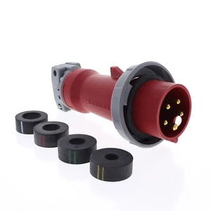 Hubbell Watertight IEC Pin & Sleeve Plug 16A 220/380V 240/415V 4P5W HBL516P6W - Picture 1 of 4