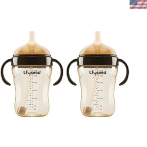 PPSU Weighted Straw Cup with Handles Toddlers Transition Bottles to Sippy Cup... - Picture 1 of 2