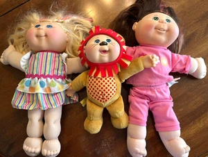 Cabbage Patch Dolls Kid LOTE 3 2011 2017 Lion Kid - Imagen 1 de 13