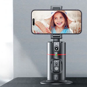Auto Face Tracking 360° Rotation Trépied P02 Face Body Téléphone Support Caméra Noir - Photo 1 sur 12