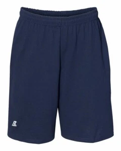 Russell Athletic Essential Jersey Cotton 10" Shorts with Pockets - Picture 1 of 5