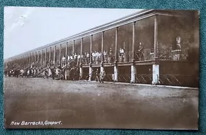 New Barracks Gosport Hants M&L National Postcard 1917 WW1 Stantiford HMS Vernon - Picture 1 of 3