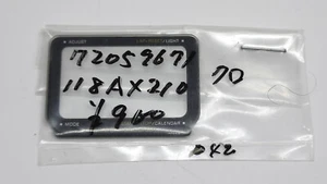 Geniune NOS Casio Crystal for Casio AX-210 Digi Alarm Chrono Cal. 118 - Picture 1 of 2