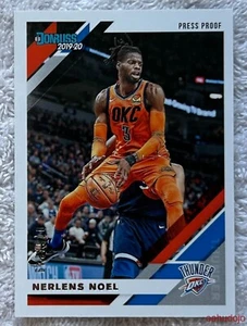 Donruss Nerlens Noel #119 2019-20 a prueba de prensa plata 076/349 Thunder - Imagen 1 de 2