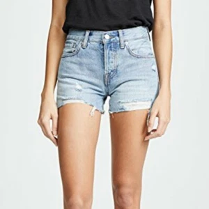 Pantalones cortos de jean Free People-nuevos con etiquetas Waves Destroyed Cutff talla 31 - Imagen 1 de 7
