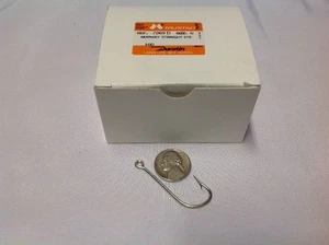 Mustad 7269D Size 6 OShaughnessy Straight Eye Commerical Duratin Hook 100 Count - Picture 1 of 4