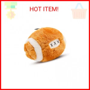 Plush Football Dog Toy with Squeaker | Soft Fabric Squeak Toy for Small and Larg - Picture 1 of 2