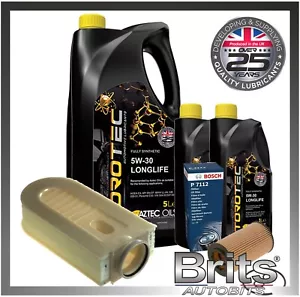 FOR MERCEDES C220 2.2 CDI W204 2008 SERVICE KIT BOSCH OIL AIR FILTER & 7L OIL - Picture 1 of 5