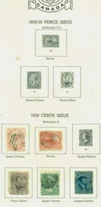 CANADA 1859 -1967 Collection, Mint & used on Minkus pages, Scott $5,653.00 - Picture 1 of 12