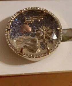 $55 Carolee Double Take Ring BFF Size 7 Best Friends S112 - Picture 1 of 5