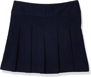 Girls Navy School Uniform pleated Skirt Skort sz 5 - Picture 1 of 7