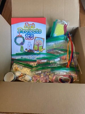 Abeka Art Projects K5 - 3rd Ed. Workbook Bound w/ Supply Kit - PLEASE READ DISC. - Image 1 of 3