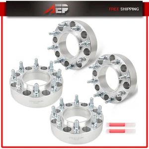 4 Pcs 8X180 2 inch Wheel Spacers Hub Centric M14x1.5 For GMC Sierra 3500 HD SRW - Photo 1 sur 10