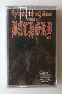 Tribute To Bathory In Conspirary With Satan Rare Malaysia Cassette Tape New - Picture 1 of 4