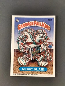 Topps 9th Series Garbage Pail Kids Blurry Blair Card 357b - Picture 1 of 2