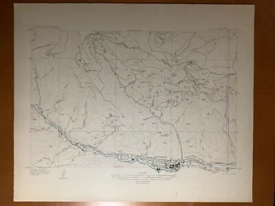 Rare original 1906 USGS map of Idaho Springs, CO SPECIAL MAP - Image 1 of 4