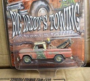 JOHNNY LIGHTNING 1965 CHEVY TOW TRUCK BIG DADDYS TOWING RAT FINK 1/64 JLCP7377 - Picture 1 of 3