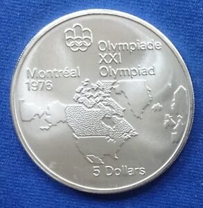 Kanada - 5 Dollars 1973 - Olympische Spiele Montreal 1976  - Silber
