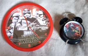 Star Wars Alarm Clock and Wall Clock Bundle - Picture 1 of 11