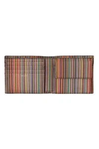NWT Paul Smith Multi-stripe Leather Wallet, made in Italy. Yours For? - Picture 1 of 3