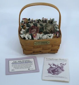 Vintage Longaberger 1996 Hostess Appreciation Basket & Liner * Free Shipping! - Picture 1 of 16