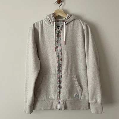 Sudadera con Capucha Penfield Para Hombre Mediana M Gris Cremallera Completa Patrón Geométrico Azteca Foto 1 de 4