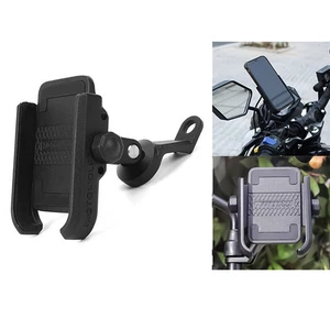 Support d'installation base rétroviseur téléphone portable moto pour Harley Street Glide - Photo 1 sur 25