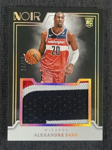 2024-25 Panini Noir Basketball Alexandre Sarr RC Rookie Gold Patch 04/10 - Picture 1 of 2