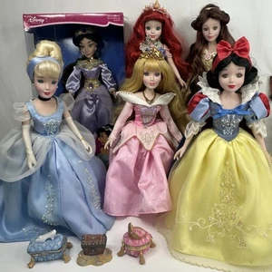 Brass Key Disney Princess Porcelain Doll Snow White Jasmine Ariel Aurora 16" - Picture 1 of 33