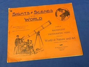 1894 Sights & Scenes of the World, Photographic Images, 16 pgs 13 3/8" x 10 3/4" - Picture 1 of 19