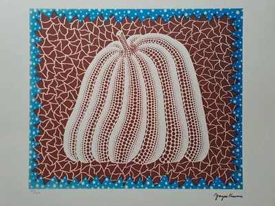 Yayoi Kusama Signed - Pumpkin - Certificate - Image 1 of 4