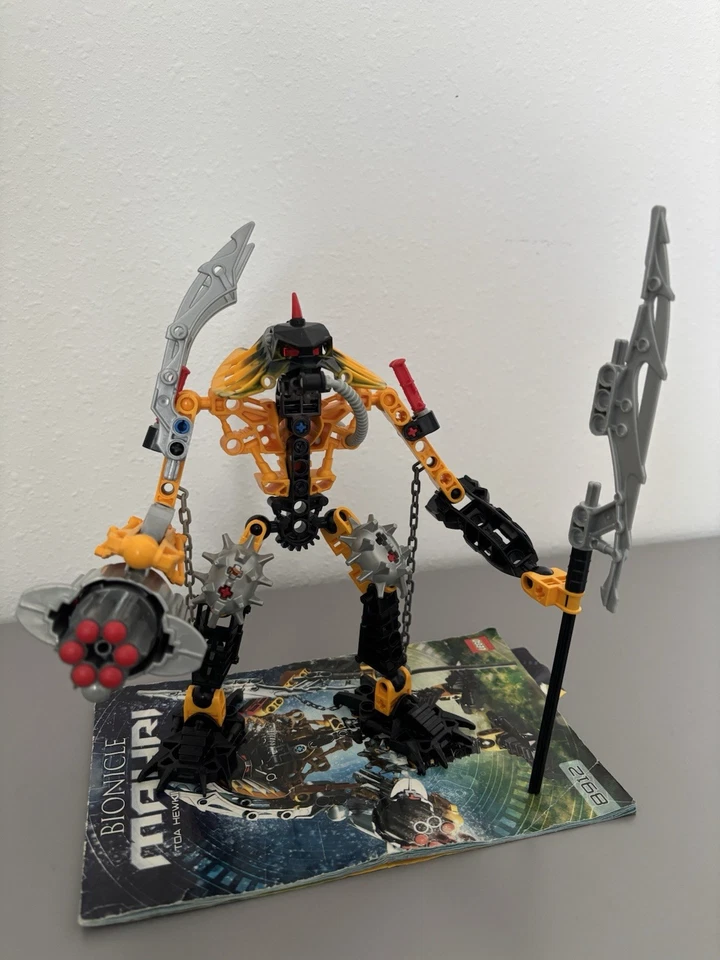 LEGO BIONICLE Toa Hewkii Mahri 8912 Completo con Instrucciones (intercambios de color menores) Foto 1 de 2