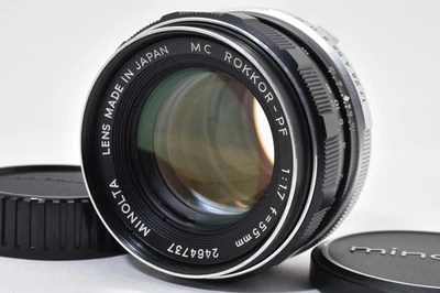 [Top MINT] Minolta MC ROKKOR-PF 55mm f/1.7 MF Standard Prime Lens MC Mount JAPAN - Image 1 of 4