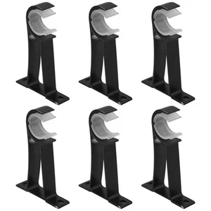 2X (Soportes de varilla de cortina individuales para varilla de cortina aleación de aluminio resistente7792 - Imagen 1 de 9