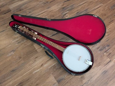 John Grey And Sons 25 Fret 5 String Vintage Banjo W/Original Case England - Image 1 of 4