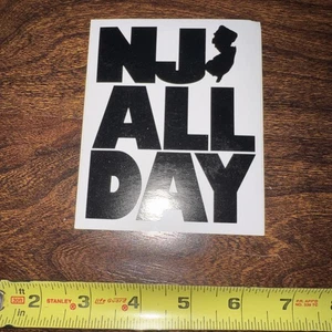 NJ All Day Skateshop Sticker DGK Logo Vintage Decal New Jersey - Picture 1 of 1
